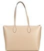 Color:Timeless Taupe - Image 2 - Bleecker Large Zip Top Tote Bag