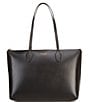 Color:Black - Image 1 - Bleecker Large Zip Top Tote Bag