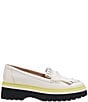 Color:Cream - Image 2 - Caddy Leather Platform Loafers