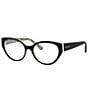 kate spade new york Caia 53mm Geometric Reader Blue Light Glasses - Image 1