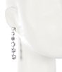 Color:Clear/Silver - Image 2 - Candy Shop Linear Earrings