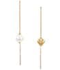kate spade new york Chain Reaction Threader Linear Earrings - Image 1