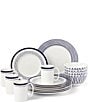 Color:Blue - Image 1 - Charlotte Street East 16-Piece Dinnerware Set