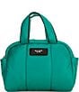 Color:Wintergreen - Image 1 - Choux Puffy Nylon Satchel Bag