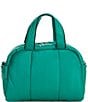 Color:Wintergreen - Image 2 - Choux Puffy Nylon Satchel Bag