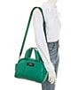 Color:Wintergreen - Image 4 - Choux Puffy Nylon Satchel Bag