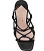 Color:Black - Image 4 - Coco Leather Knotted Dress Sandals