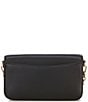 Color:Black - Image 2 - Dakota Smooth Leather Small Crossbody Bag