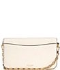 kate spade new york Dakota Smooth Leather Small Crossbody Bag, Color:Cream - Image 2