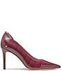 kate spade new york Daphne Crocodile Embossed Leather Pointed Toe Pumps - Image 2