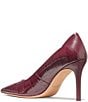 kate spade new york Daphne Crocodile Embossed Leather Pointed Toe Pumps - Image 3