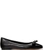 kate spade new york Deco Bow Leather Flats - Image 1