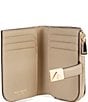 kate spade new york Deco Leather Small Compact Wallet, Color:Timeless Taupe - Image 3