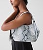 kate spade new york Deco Snake Embossed Leather Small Tulip Handle Tote Bag - Image 6