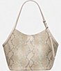 kate spade new york Deco Snake Embossed Leather Tulip Handle Tote Bag - Image 2