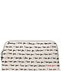 kate spade new york Devin 'I Love You' Script Leather Pouch, Color:Cream Multi - Image 1