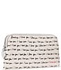 kate spade new york Devin 'I Love You' Script Leather Pouch, Color:Cream Multi - Image 4
