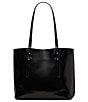 kate spade new york Do It All Patent Leather Large Tote, Color:Black - Image 2