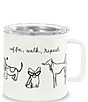 Color:White - Image 1 - Dog Party Coffee Mug