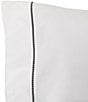 kate spade new york Dot Embroidered 300-Thread Count All-Season 4-Piece Sheet Set, Color:White/Black - Image 5