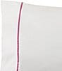 kate spade new york Dot Embroidered 300-Thread Count All-Season 4-Piece Sheet Set, Color:White/Pink - Image 5