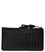 kate spade new york East West Leather Zip Card Case, Color:Black - Image 2