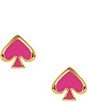 kate spade new york Everyday Spade Enamel Stud Earrings - Image 1
