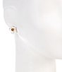 Color:Gold/Ivory - Image 2 - Floral Frenzy Stud Earrings
