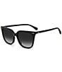 Color:Black/Gold - Image 1 - Giana 54mm Cat Eye Sunglasses