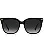 Color:Black/Gold - Image 2 - Giana 54mm Cat Eye Sunglasses