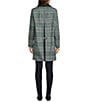 kate spade new york Glen Plaid Point Collar Removable Hooded Snap Front A-Line Raincoat, Color:Pop Glen Plaid - Image 5