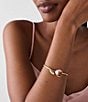 kate spade new york Golden Bloom Bangle Bracelet - Image 2