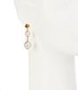 kate spade new york Golden Bloom Linear Earrings - Image 2