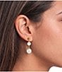 kate spade new york Golden Bloom Linear Earrings - Image 2