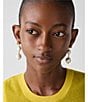 kate spade new york Golden Bloom Linear Earrings - Image 3