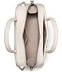 kate spade new york Grace 'I Love You' Embossed Script Leather Mini Satchel Bag, Color:Cream Multi - Image 3