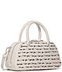 kate spade new york Grace 'I Love You' Embossed Script Leather Mini Satchel Bag, Color:Cream Multi - Image 4