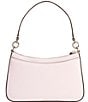 Color:Shimmer Pink - Image 2 - Hudson Convertible Crossbody Bag