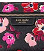 kate spade new york Hudson Fall Poppies Convertible Crossbody Bag, Color:Black Multi - Image 5