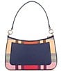 kate spade new york Hudson Grand Plaid Convertible Crossbody Bag, Color:Pink Multi - Image 2