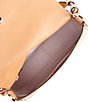 Color:Bungalow - Image 3 - Hudson Pebbled Leather Medium Convertible Flap Shoulder Bag