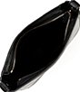 Color:Black - Image 3 - Hudson Pebbled Leather Small Messenger Bag