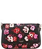 kate spade new york Hudson Poppies Flap Shoulder Bag, Color:Black Multi. - Image 1