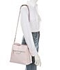 Color:Shimmer Pink - Image 4 - Hudson Shoulder Bag