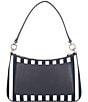 kate spade new york Hudson Parisian Navy Striped Convertible Crossbody Bag, Color:Parisian Navy Multi - Image 2