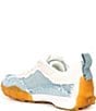 kate spade new york K As In Kate Denim Fray Lace Up Runner Sneakers, Color:Light Denim/Cream Multi - Image 3