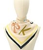 kate spade new york Kate Spade Scribble Silk Square Scarf - Image 5