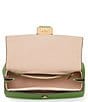 Color:KS Green - Image 3 - Katy Medium Top Handle Textured Satchel Crossbody Bag