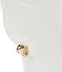 kate spade new york Keep Sparkling Round Double Huggie Hoop Earrings, Color:Clear/Gold - Image 2