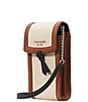Color:Allspice Cake Multi - Image 5 - Knott Colorblock Leather Phone Crossbody Bag
